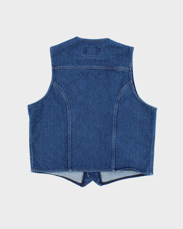 Vintage Wrangler Denim Waistcoat - L