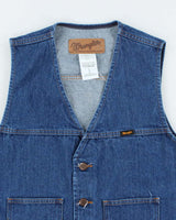 Vintage Wrangler Denim Waistcoat - L
