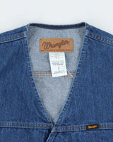 Vintage Wrangler Denim Waistcoat - L