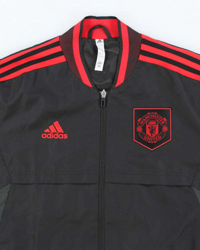 Adidas Manchester United FC Three Stripe Windbreaker Track Jacket - L