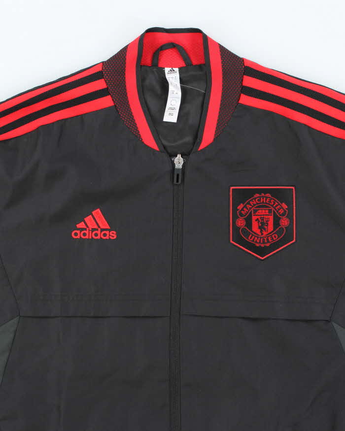 Adidas Manchester United FC Three Stripe Windbreaker Track Jacket - L
