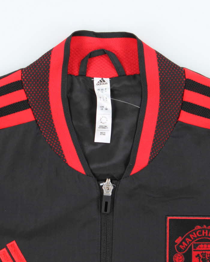 Adidas Manchester United FC Three Stripe Windbreaker Track Jacket - L