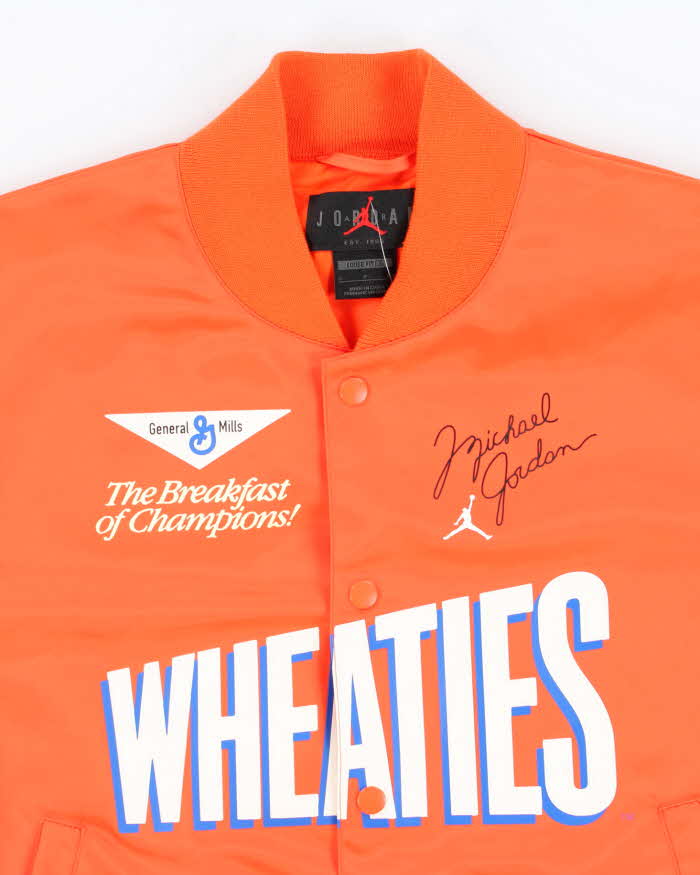 Vintage 2000's Jordan Wheaties Cereal Varsity Jacket - S