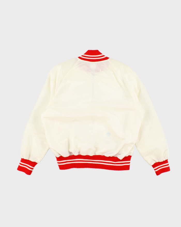 Vintage Diamond Jubilee Embroider Lightweight Varsity Jacket - M