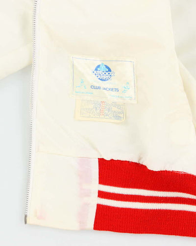 Vintage Diamond Jubilee Embroider Lightweight Varsity Jacket - M