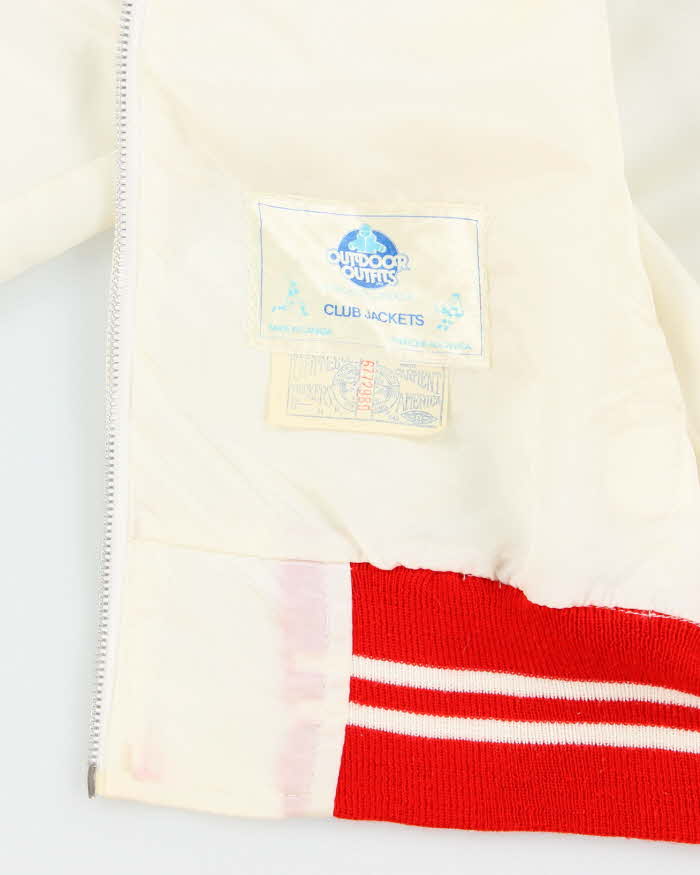Vintage Diamond Jubilee Embroider Lightweight Varsity Jacket - M