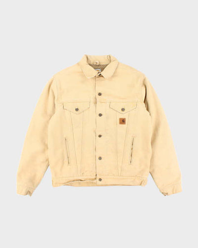 Vintage 90's Carhartt Lined Button Up Workwear Jacket - M