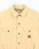 Vintage 90's Carhartt Lined Button Up Workwear Jacket - M