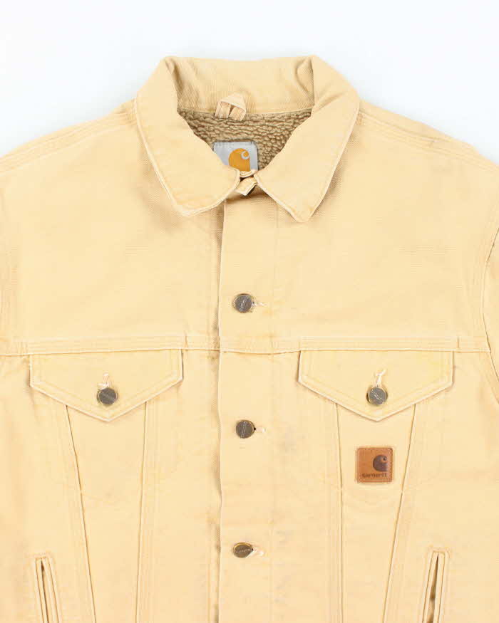 Vintage 90's Carhartt Lined Button Up Workwear Jacket - M
