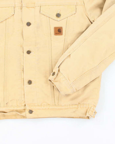 Vintage 90's Carhartt Lined Button Up Workwear Jacket - M