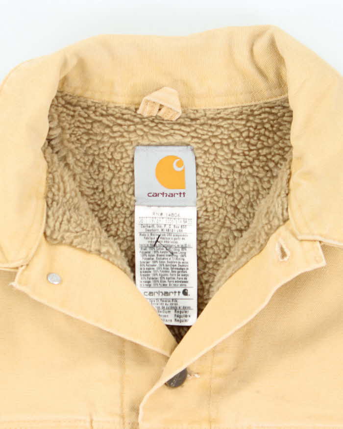 Vintage 90's Carhartt Lined Button Up Workwear Jacket - M