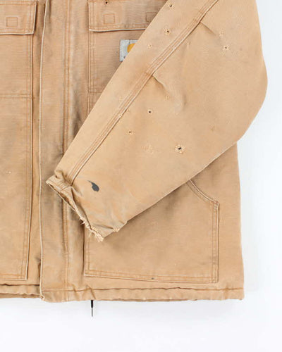 Vintage 90's Carhartt Heavyweight Lined Double Panelled Workwear Jacket - XXL