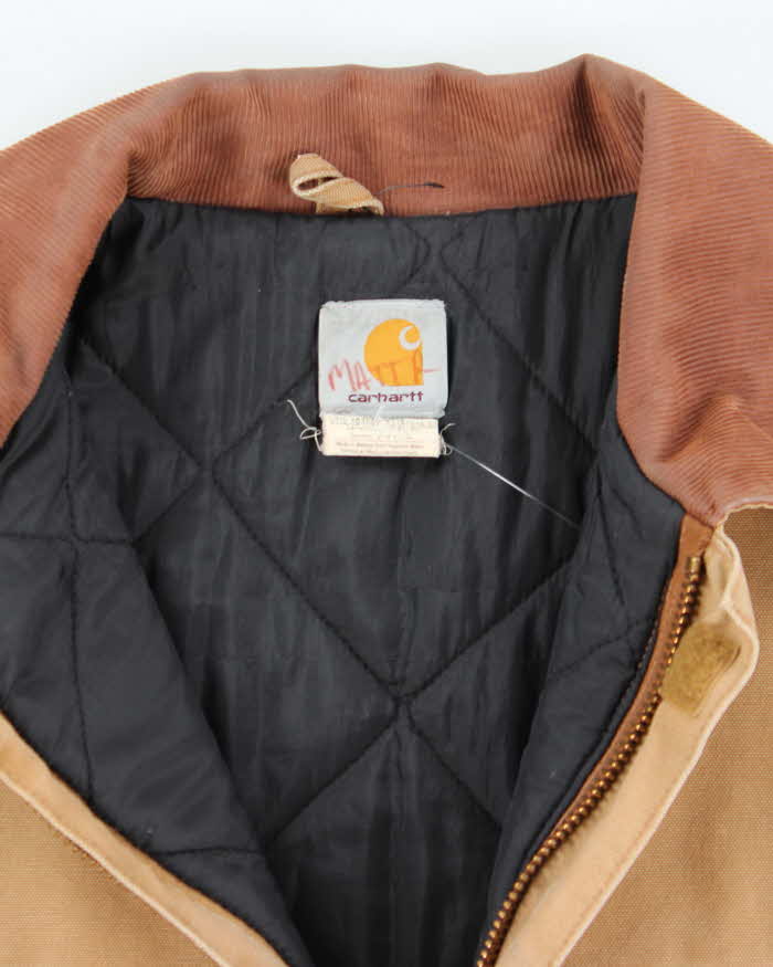 Vintage 90's Carhartt Heavyweight Lined Double Panelled Workwear Jacket - XXL
