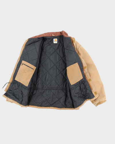 Vintage 90's Carhartt Heavyweight Lined Double Panelled Workwear Jacket - XXL
