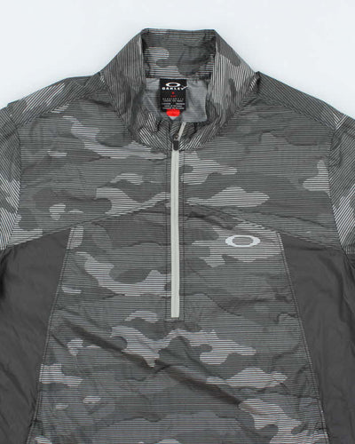 Vintage 2000's Oakley Patterned Windbreaker Jacket - M