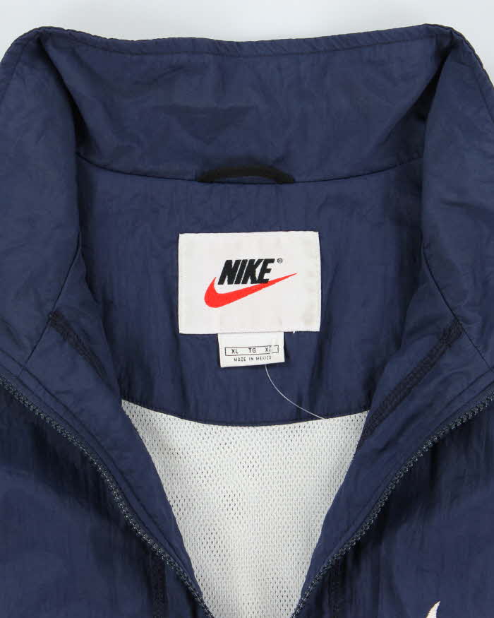 Vintage 90's Nike Oversized Small Swoosh Windbreaker Jacket - XL