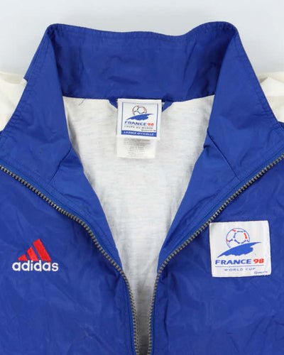 Vintage 90's Adidas France World Cup Team Italy Windbreaker Jacket - M