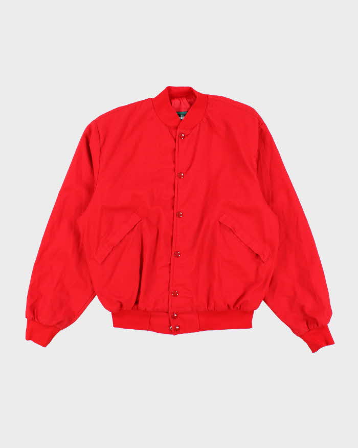 Vintage 90's Market Place Food &amp; Drug Bomber Jacket - L