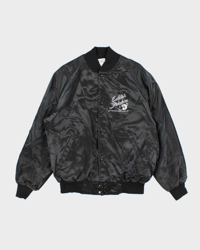 Vintage 80's Eddie Fabulous Rockin' Party Bomber Jacket - L