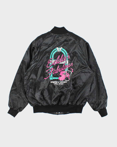 Vintage 80's Eddie Fabulous Rockin' Party Bomber Jacket - L