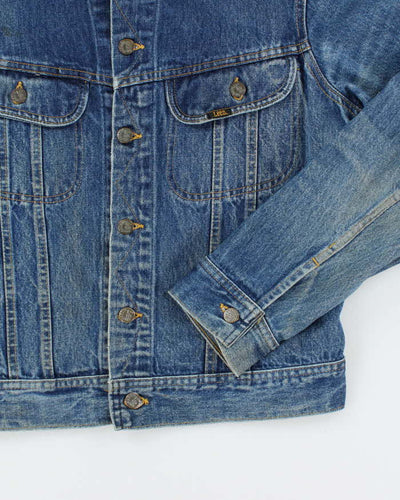 Vintage 1980s Lee Metal Button Denim Jacket - M