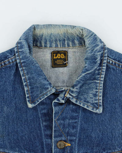 Vintage 1980s Lee Metal Button Denim Jacket - M