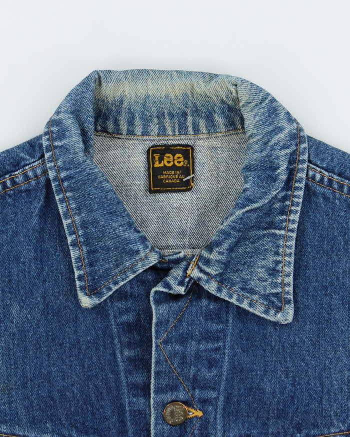 Vintage 1980s Lee Metal Button Denim Jacket - M