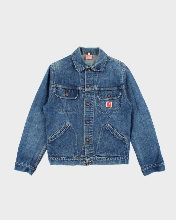 Vintage 1970s GWG Copper Button Denim Jacket - M