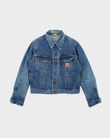 Vintage 1970s GWG Copper Button Denim Jacket - M