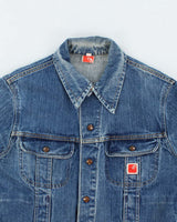 Vintage 1970s GWG Copper Button Denim Jacket - M