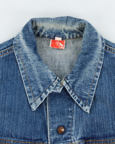 Vintage 1970s GWG Copper Button Denim Jacket - M