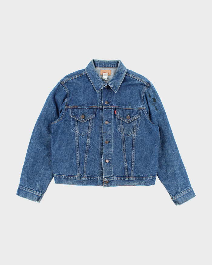 Vintage 90's Levi's Oversized Dark Wash Denim Jacket - L