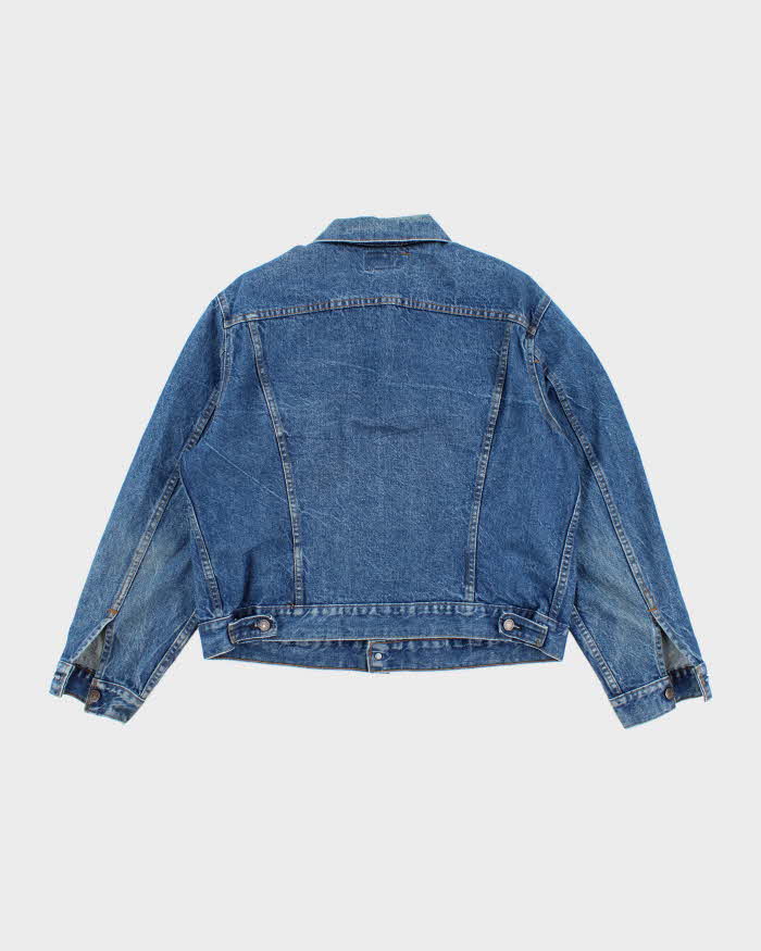 Vintage 90's Levi's Oversized Dark Wash Denim Jacket - L