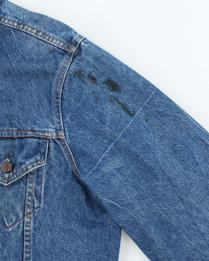 Vintage 90's Levi's Oversized Dark Wash Denim Jacket - L
