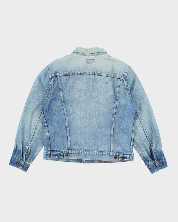 Vintage 90's Levi's Distressed Medium Wash Denim Jacket - S