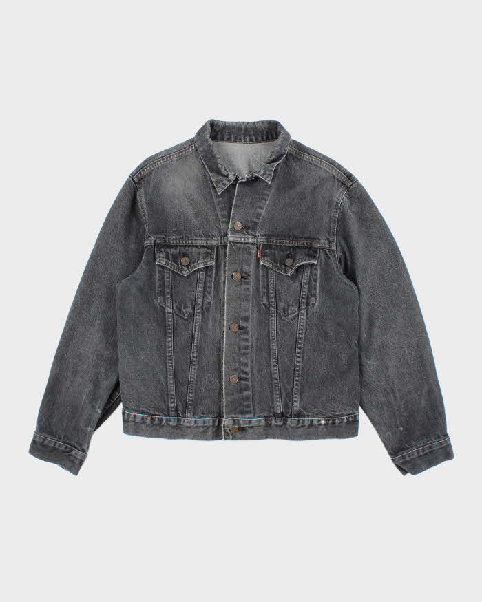 Vintage 90's Levi's Oversized Grey Wash Denim Jacket - L