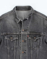 Vintage 90's Levi's Oversized Grey Wash Denim Jacket - L