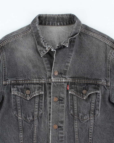 Vintage 90's Levi's Oversized Grey Wash Denim Jacket - L