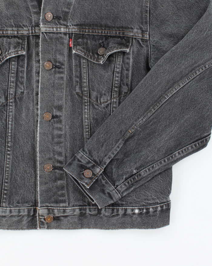 Vintage 90's Levi's Oversized Grey Wash Denim Jacket - L
