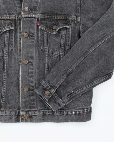 Vintage 90's Levi's Oversized Grey Wash Denim Jacket - L