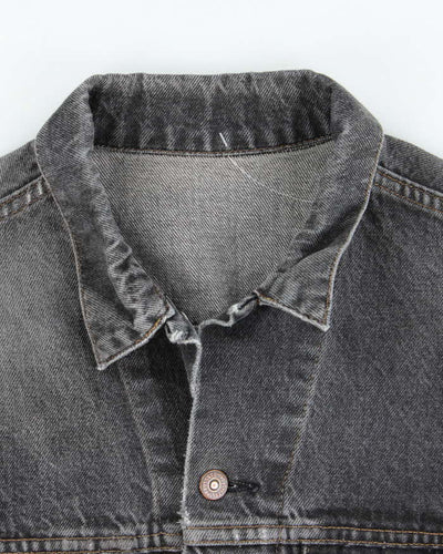 Vintage 90's Levi's Oversized Grey Wash Denim Jacket - L