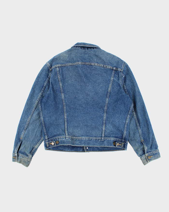 Vintage 80's Lee Dark Wash Faded Denim Jacket - L