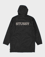 Vintage Stussy Small Logo Snap Button Hooded Anorak Jacket - M