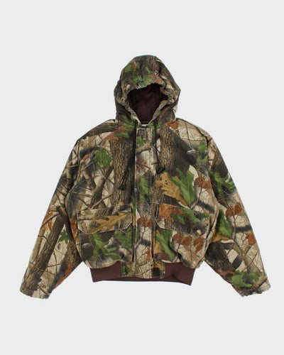 Vintage Wall's Heavyweight Lined Real Tree Camouflage Workwear Jacket - L