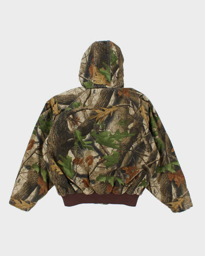 Vintage Wall's Heavyweight Lined Real Tree Camouflage Workwear Jacket - L