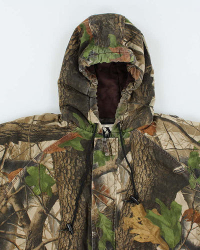 Vintage Wall's Heavyweight Lined Real Tree Camouflage Workwear Jacket - L