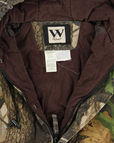 Vintage Wall's Heavyweight Lined Real Tree Camouflage Workwear Jacket - L