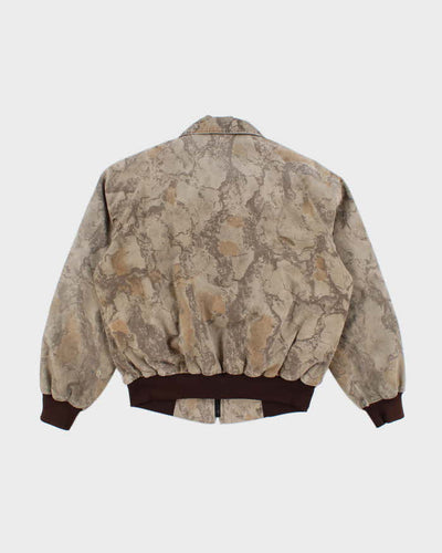 Vintage 90's Natgear Camouflage Lined Bomber Jacket - M