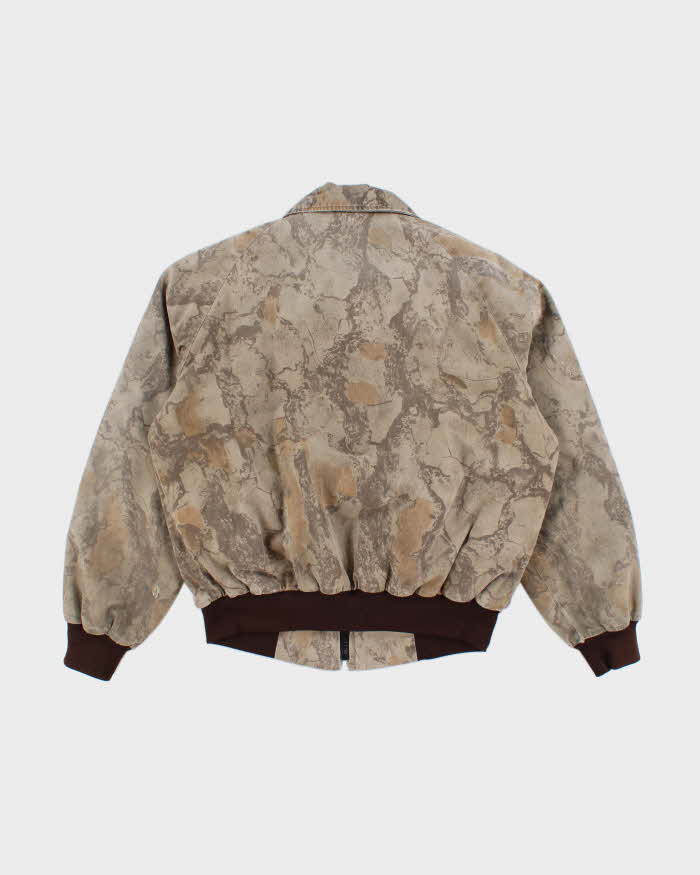 Vintage 90's Natgear Camouflage Lined Bomber Jacket - M