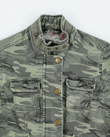 Vintage Y2K Bluenotes Camouflage Cropped Jacket - S